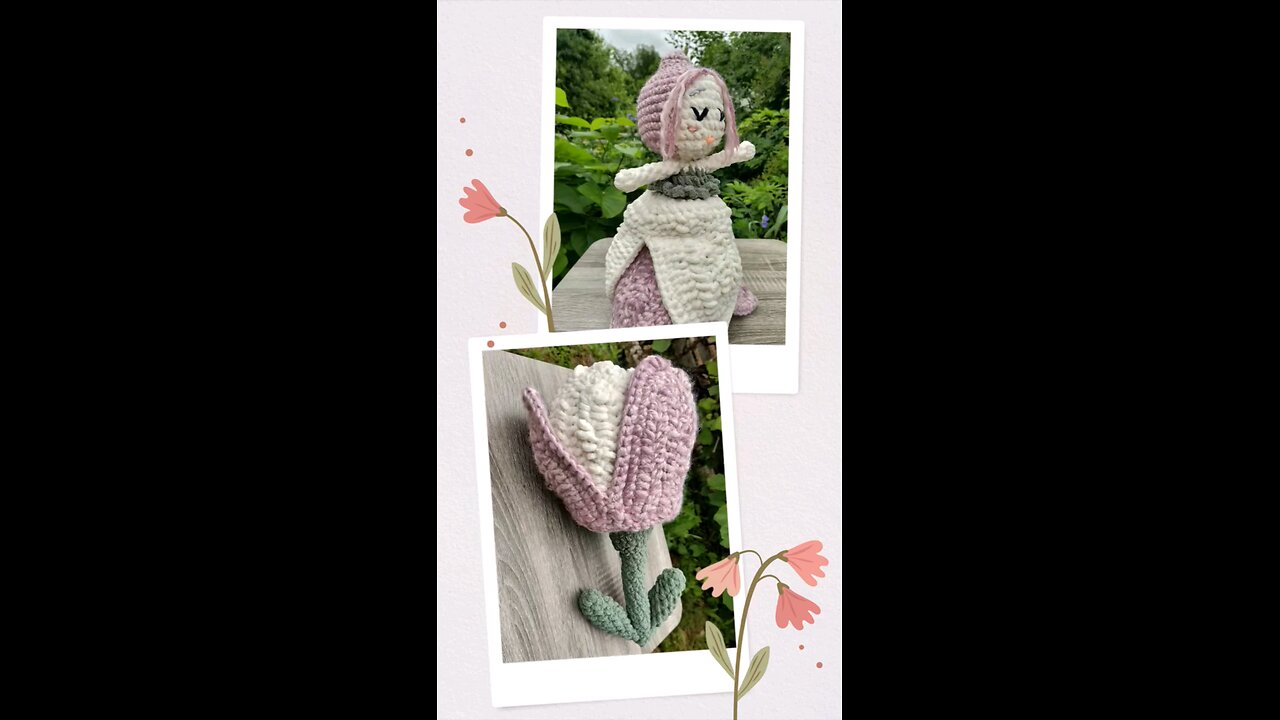 Reversible Flower Doll Amigurumi! 🌺