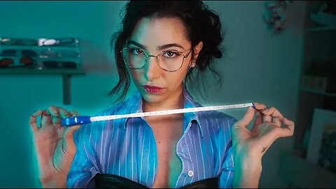 ASMR Sleep-Inducing Optician Exam 👓💤 Measuring Your Face for Glasses