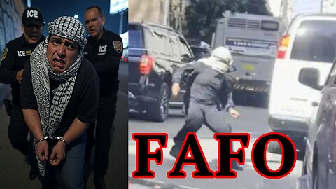 Transgender ATTACKER FINDS OUT after AMBUSHING ICE Agents with a KNIFE! FAFO!