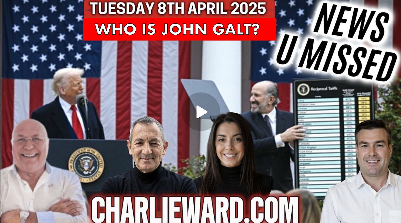 CHARLIE WARD DAILY NEWS- THE ART OF THE TARIFF DEAL. US TO HOLD NUKE TALKS W/ IRAN.
