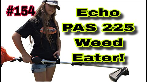 Weed Eating At The Yard With The New Echo Weed Eater