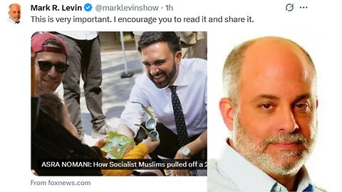Mark R. Levin says this is an Important Read