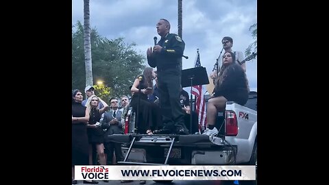 This Florida sheriff is gaining national attention for personally going to a Charlie Kirk