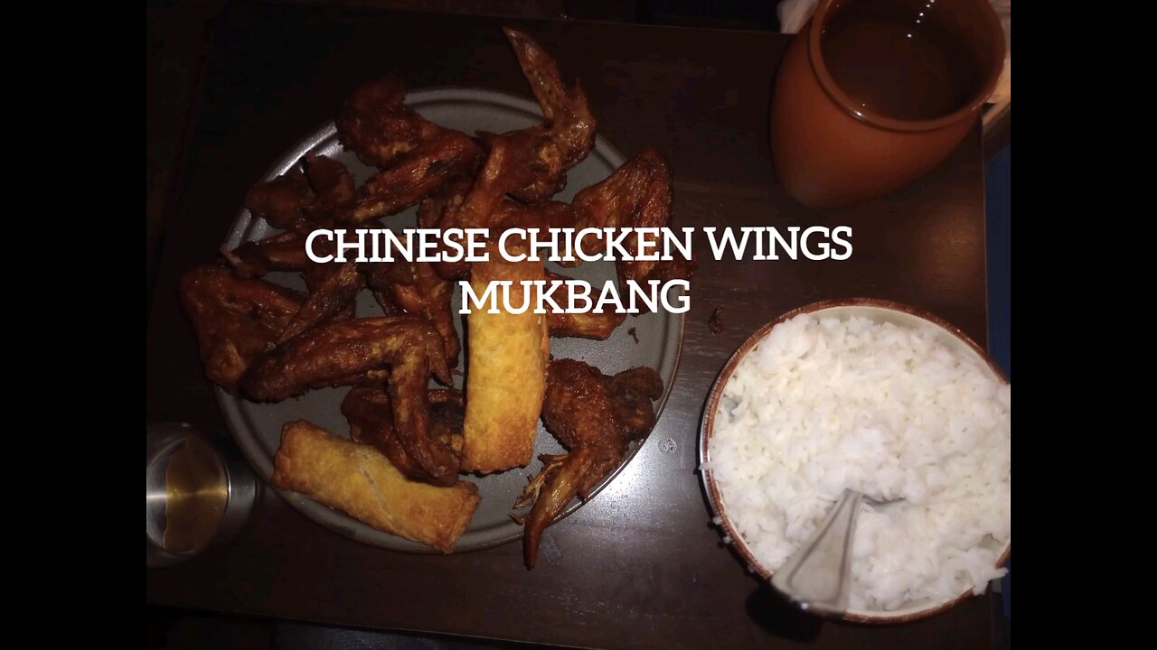 Chinese Chicken Wings Mukbang