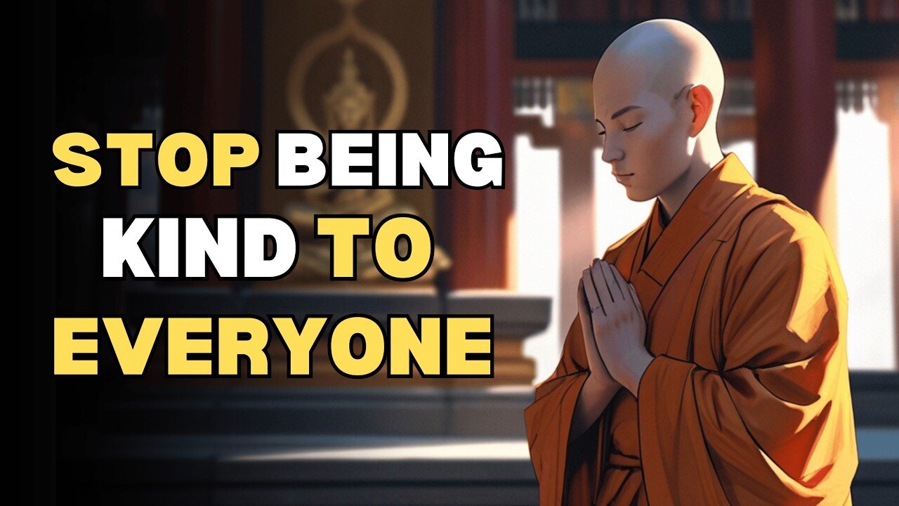 Stop Being Too Nice to Everyone 😇 | Eye-Opening Buddhist Story & Life Lesson