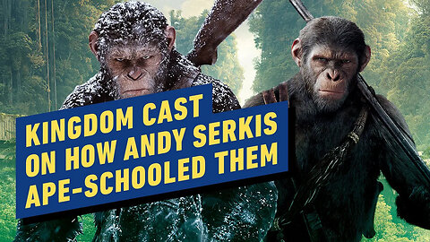 Kingdom of the Planet of the Apes Cast on Ape School, Andy Serkis and Motio