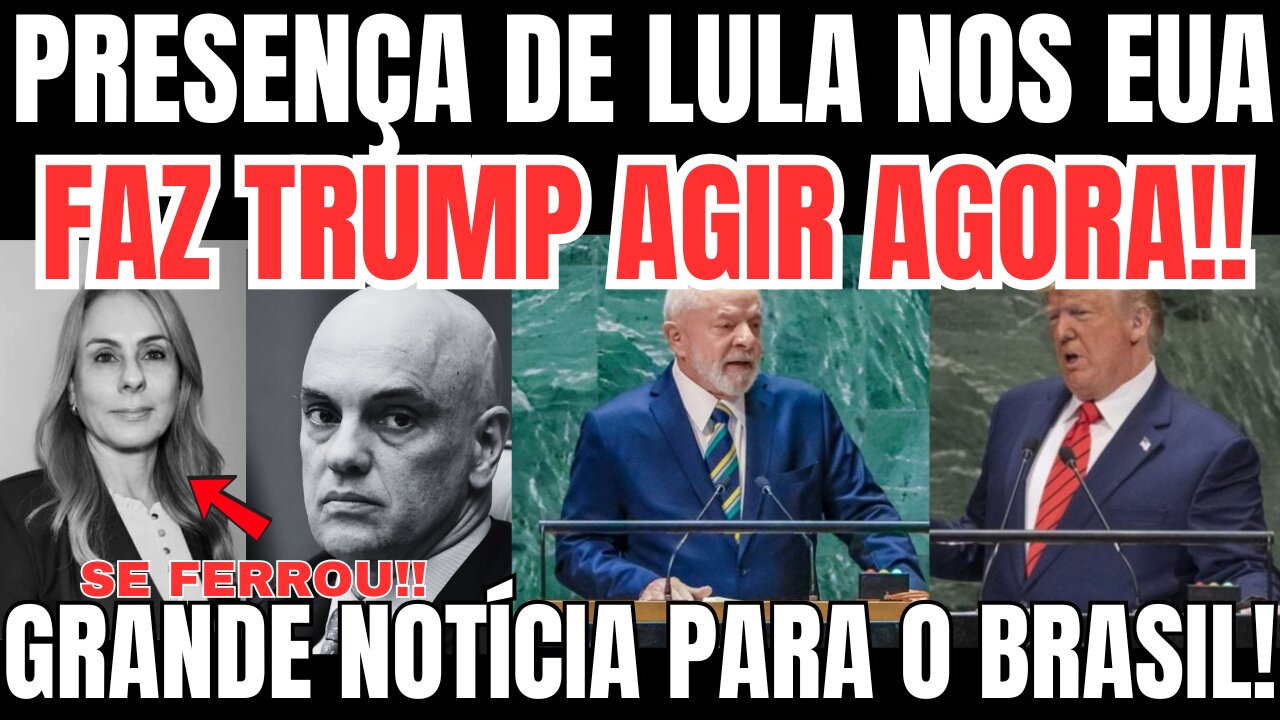 urgente!! TRUMP SOLTA BOMBA AGORA!! ESPOSA DE M0RAES SE FERROU!! CRISE TOTAL EM BRASÍLIA!