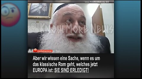 Juden sagen: Das Christentum wird am Ende vernichtet