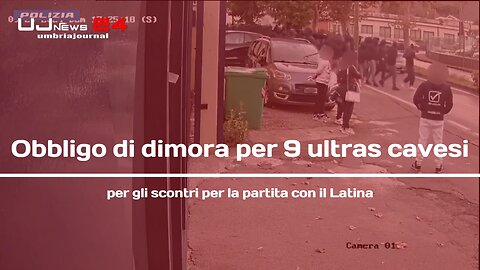 Obbligo di dimora per 9 ultras cavesi per gli scontri per la partita con il Latina