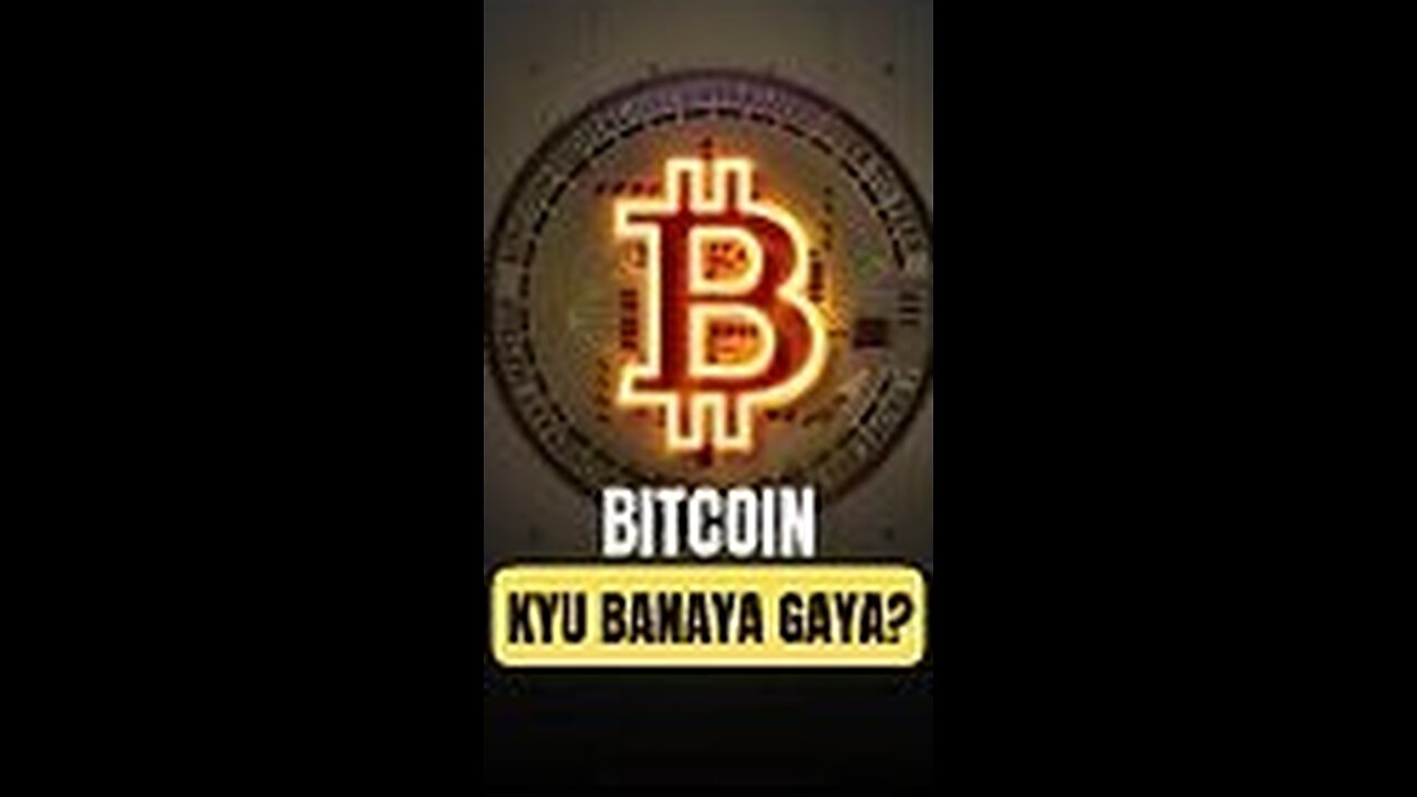 Day 4/60 – Bitcoin क्यों बनाया गया? 📰