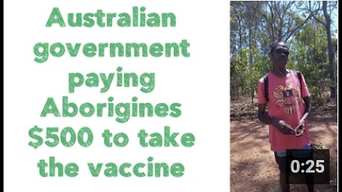 "Australian Government Offers $500 Incentive to Aborigines for Vaccination"
