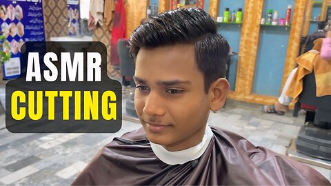 ASMR BARBER | Free Cutting and Head Massage of Poor Children | BINAKI ASMR BARBER