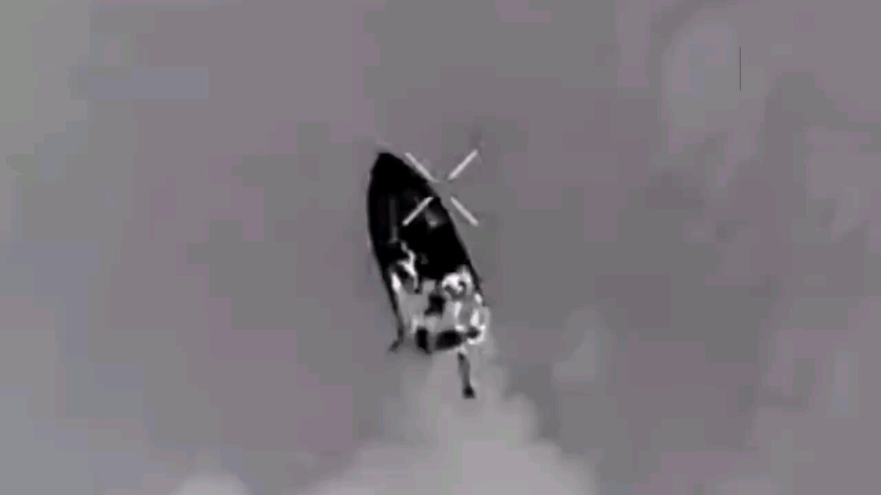 Russian Drone Strike in Action