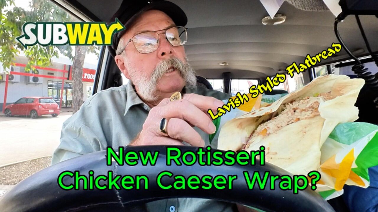The New Subway Rotisserie Chicken Caesar? - Large Wrap Combo 🇦🇺
