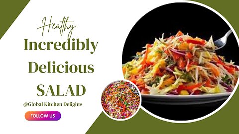 Incredibly delicious SALAD! Only 4 main ingredients in the composition| Global Kitchen Delights!