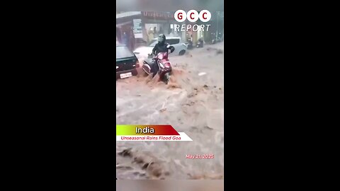 #India #Goa #Flooding #Rain #destruction #anomaly #climatecrisis #weather #climatechange