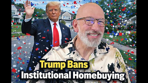Trump bans Institutional Homebuying