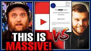 He Sued Youtube For Banning Him & Won! Now They REFUSE To Re-Instate His Channel