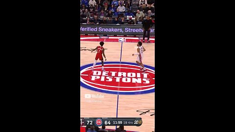 Jalen Green 2nd highest dunk | Houston Rockets vs Detroit Pistons 
