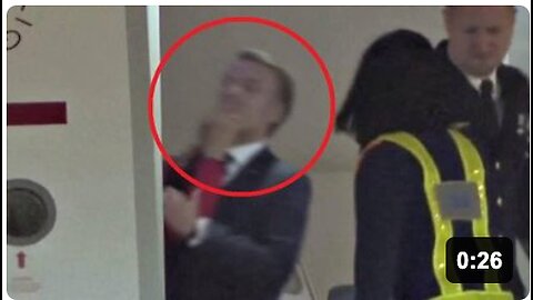 Macron's "Wife" Smacks Him In The Face In Front Of Press
