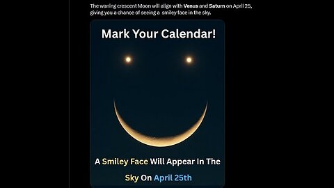 Signs in the Heavens ?? What about Satan as 1 EYE and Lucifer as 1 Eye and a Crescent moon Smiling??