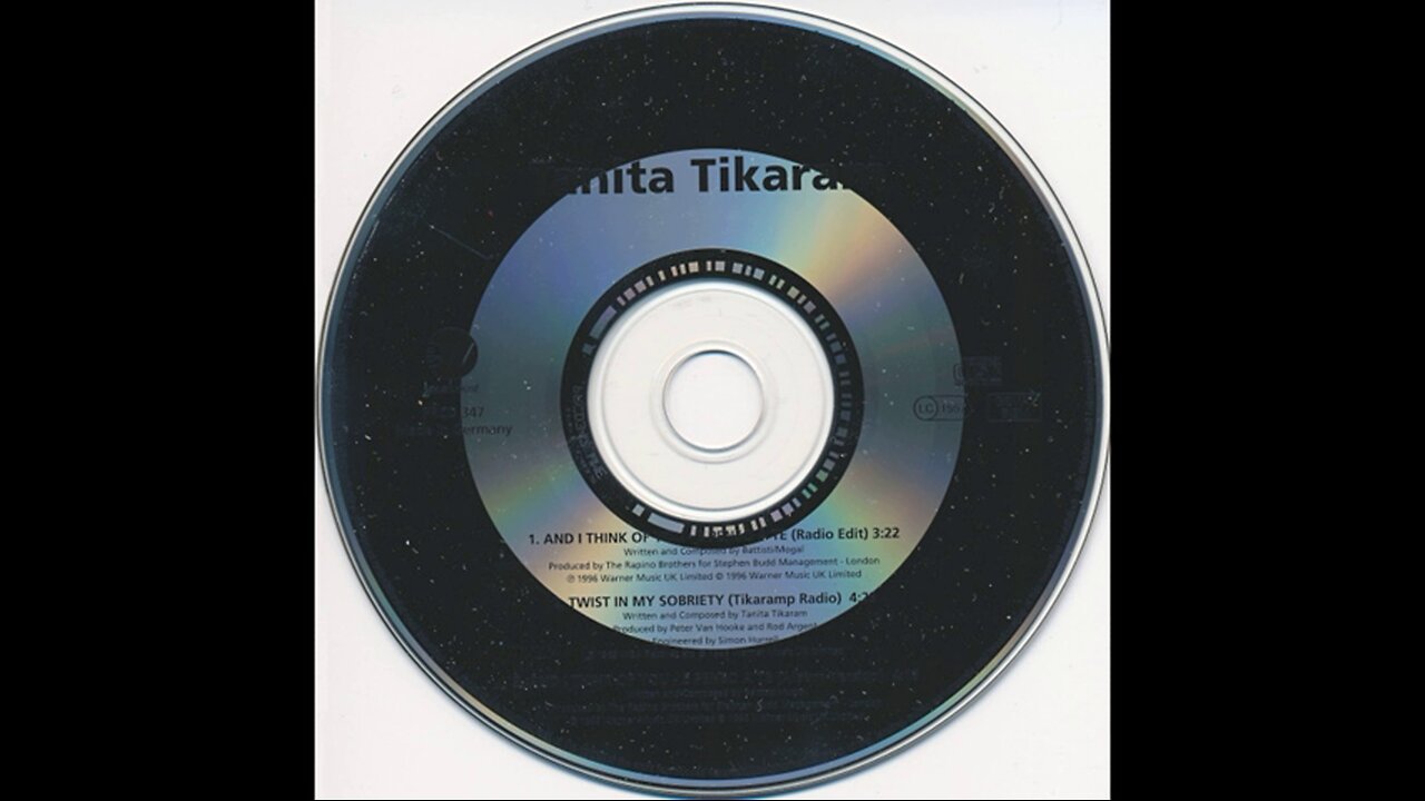 Tanita Tikaram - And I Think Of You (E Penso A Te) / Twist In My Sobriety (1996) [CD Single]