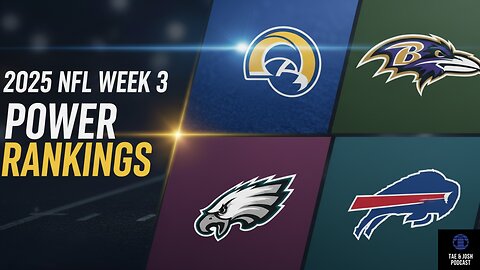 2025 NFL Week 3 Power Rankings