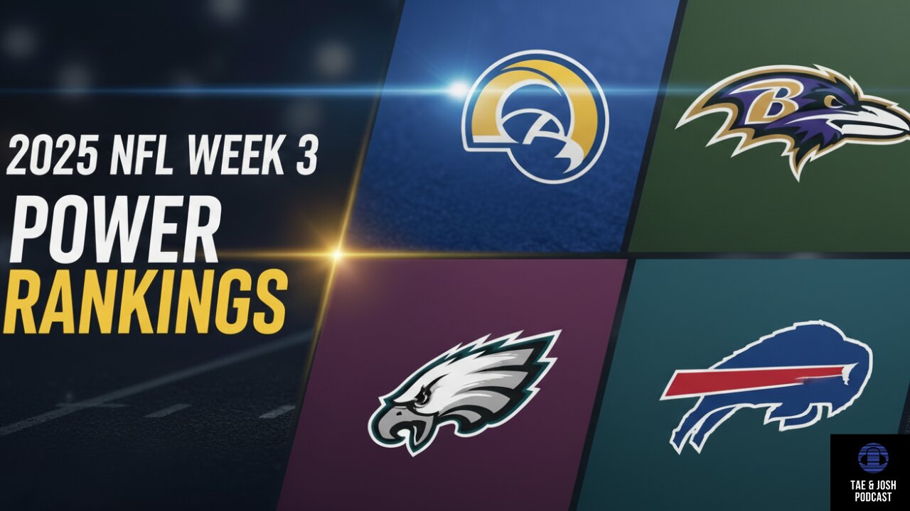 2025 NFL Week 3 Power Rankings