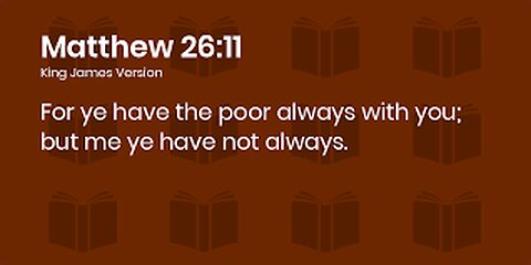 Sunday Talk with Jamal: Matthew 26:11 10/Aug/25