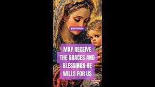 BLESSED VIRGIN MARY PRESENT OUR PRAYERS BEFORE GOD #truth #jesus #christ #king #mary #joseph #ihs #c