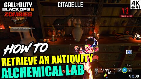 How to Retrieve an ANTIQUITY from the ALCHEMICAL LAB in Citadelle des Morts 🧟 COD BO6 ZOMBIES