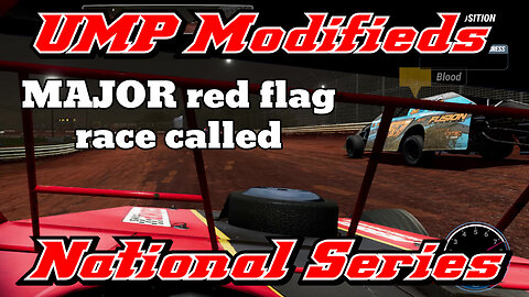 UMP Modifieds at Lincoln Night 1 MAJOR Red Flag