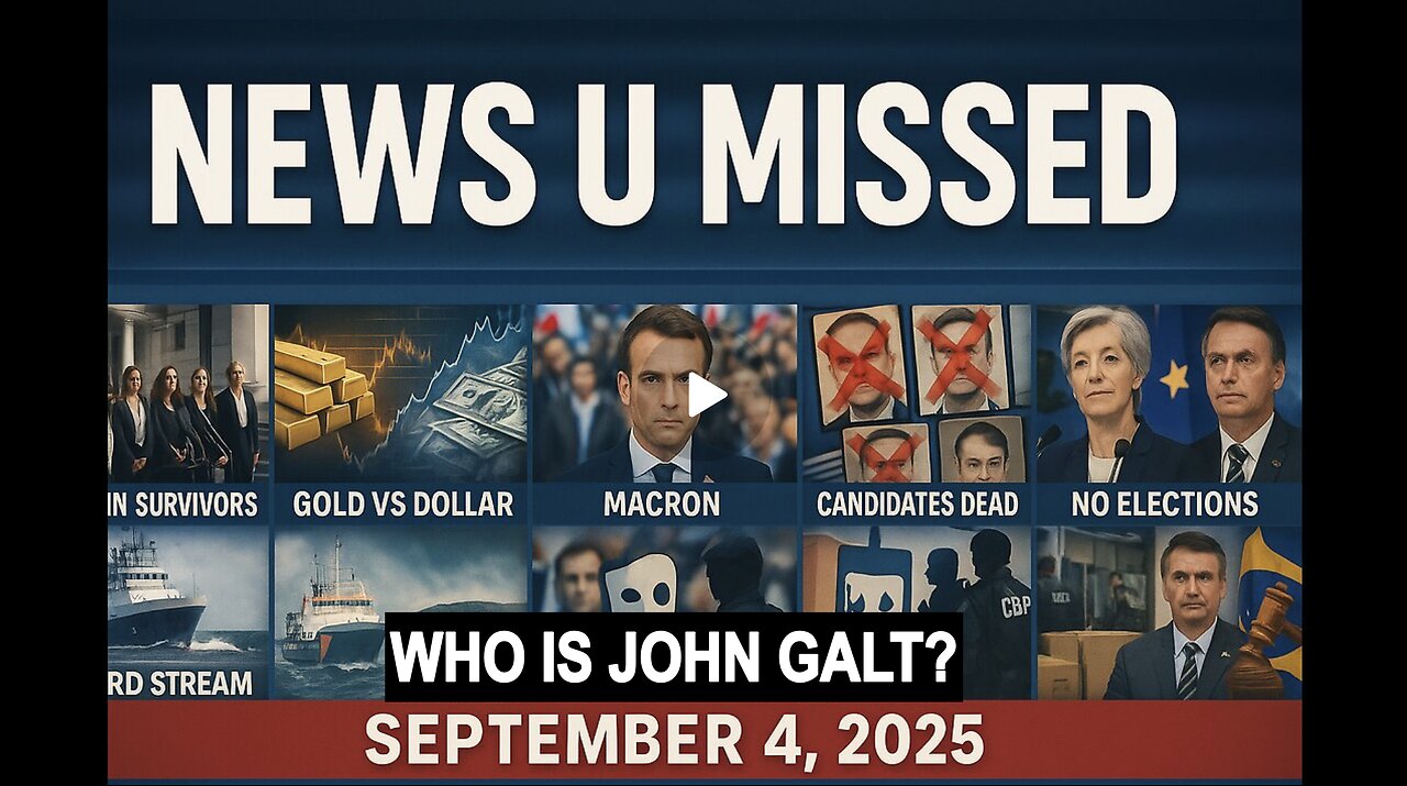 CHARLIE WARDS DAILY NEWS- GOLD EXPLODES, EPSTEIN SURVIVORS SPEAK OUT. WHO IS JOHN GALT?