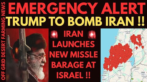 BREAKING NEWS !! TRUMP APPROVES MASSIVE STRIKE ON IRAN !! NEW WAVE OF MISSLES HIT ISRAEL !!