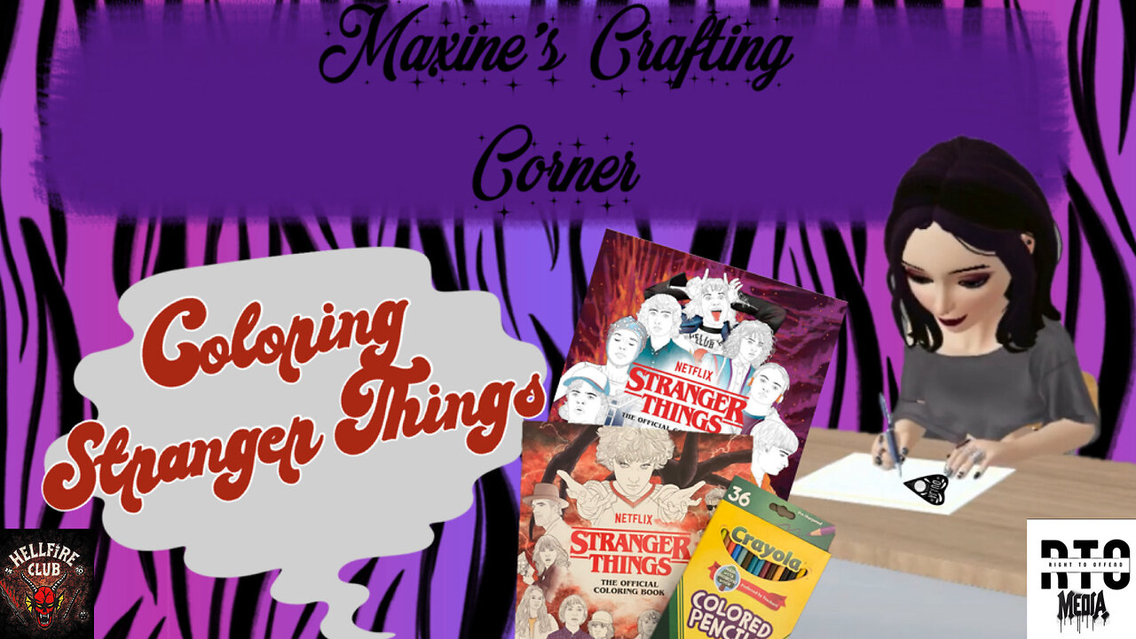Maxine's Crafting Corner: Stranger Things Coloring Book