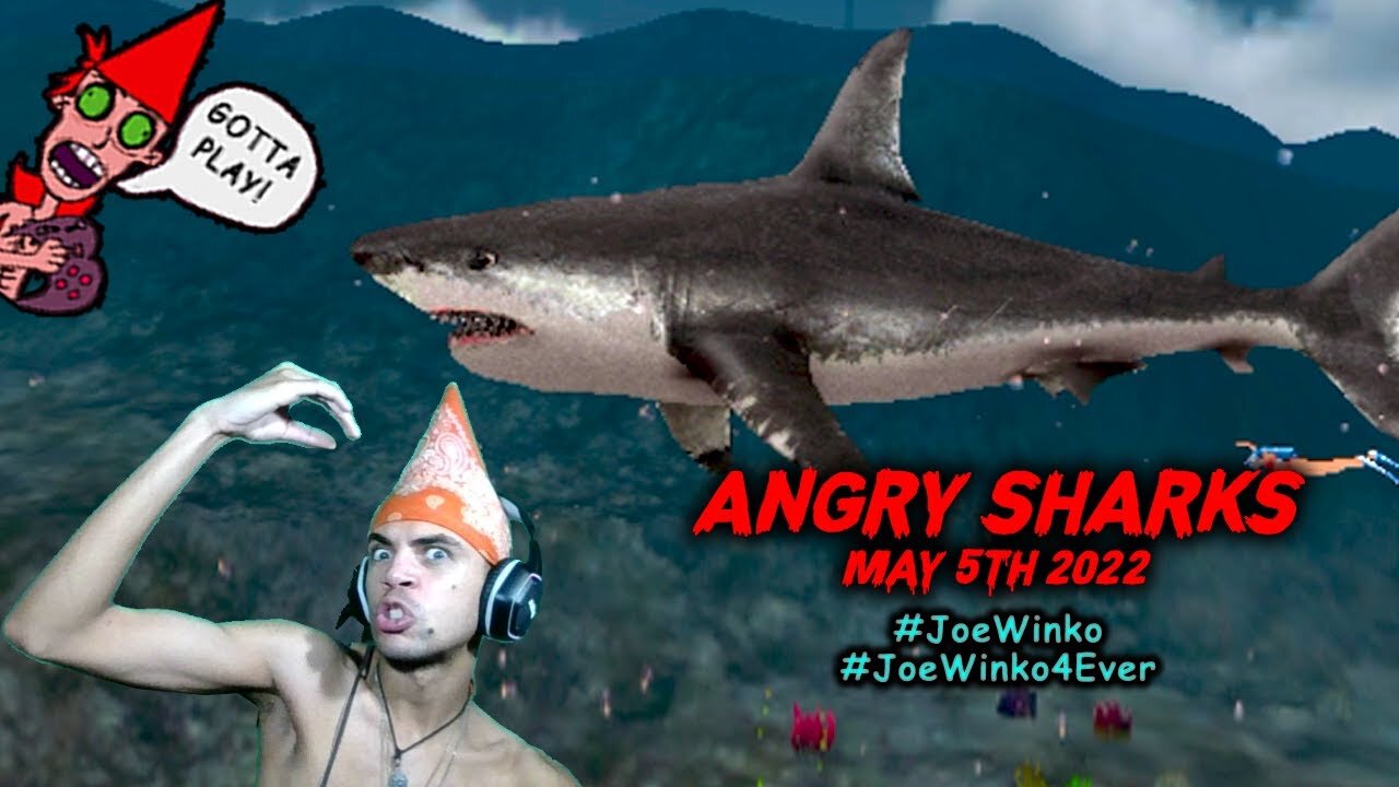 Angry Sharks 2016 (Part 2) - Ipod Touch Gaming Livestream (May 5th 2022) - Joe Winko