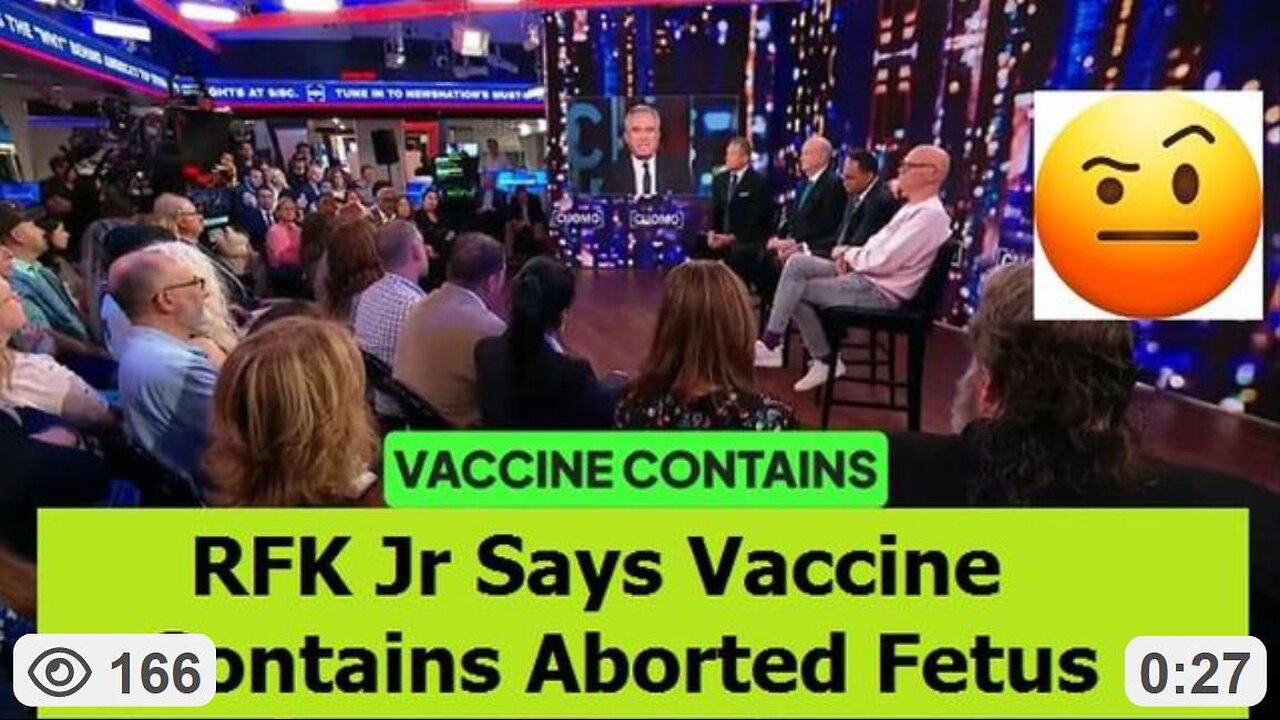 Vaccine Contains Aborted Fetus Debris & NO ONE Raises an Eyebrow! ~ RFK Jr.