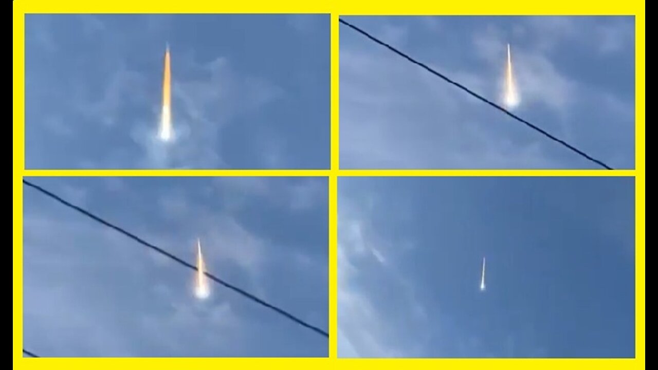 BREAKING: 🚨 Mysterious fireball captured on video tearing across the sky in Sweden.