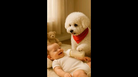 A dog saved a child