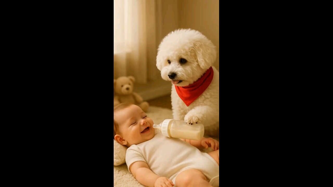 A dog saved a child