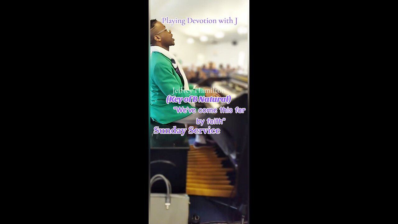 Why did it take him so long to find a key? We’ve come this far by faith.