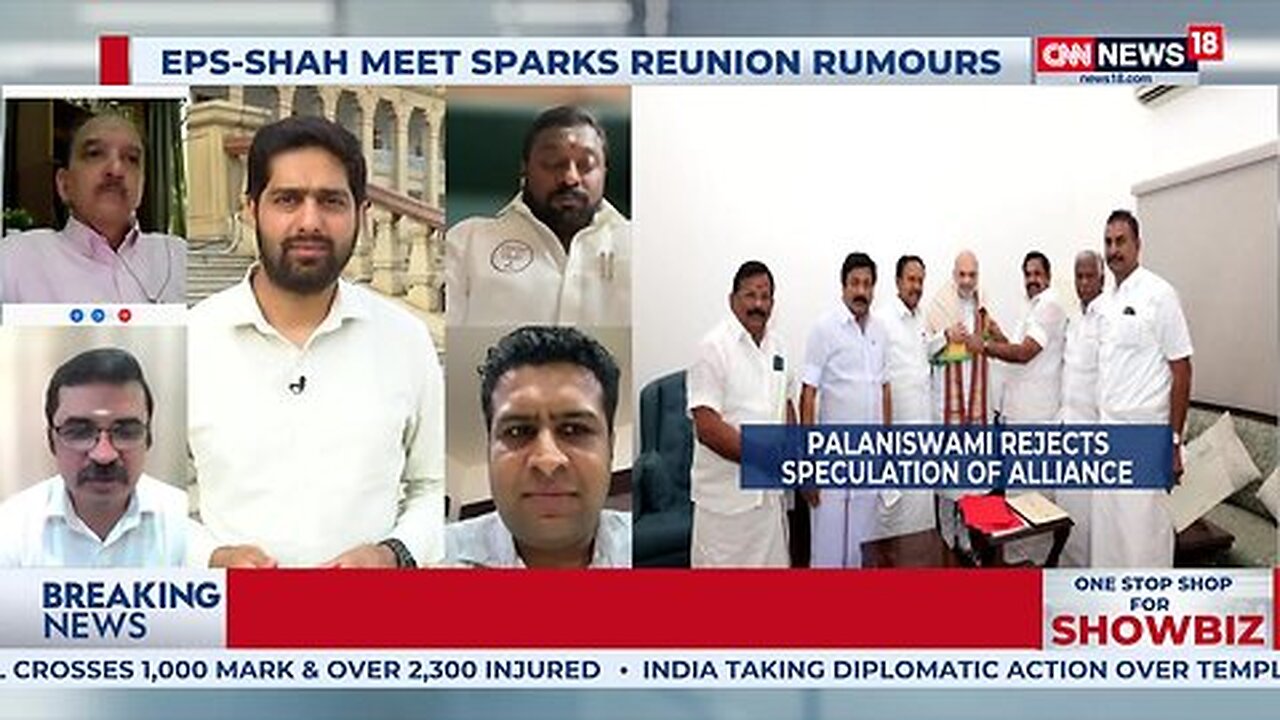Tamil Nadu_ EPS Met Amit Shah Over AIADMK-BJP Tie-Up, Sought Reduced Role For Annamalai _ News18