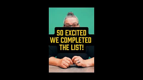 We Completed The List! 🙌
