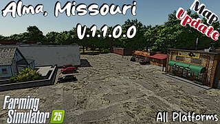 Map Update | Alma, Missouri | V.1.1.0.0 | Farming Simulator 25