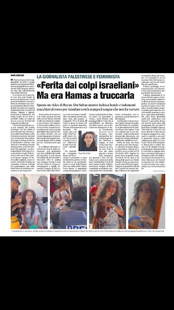 Palestinians Faking News to Prove their Innocence.