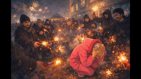 German AWFL Wants To Show How Safe Her Streets Are… Muslim Migrants Pelt Her With Live Firecrackers