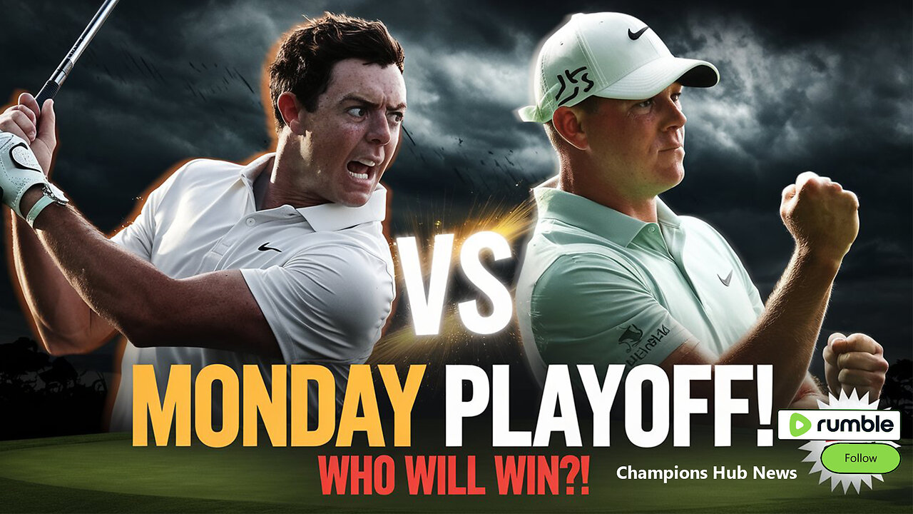 Rory McIlroy & J.J. Spaun Face Off in Monday Playoff at The Players Championship! ⛳🔥