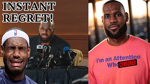 This BACKFIRED! LeBron James gets DESTROYED for "RETIREMENT" video during the NBA Finals!