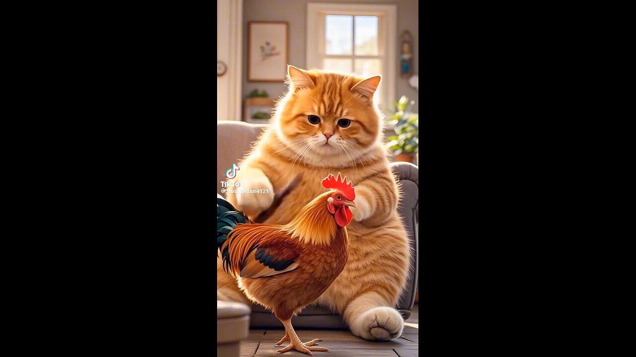 cat funny video