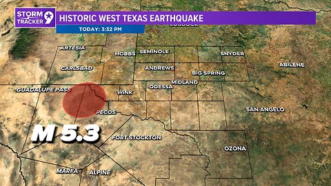 West Texas Earthquake Today " BREAKING: 5.3 Magnitude Earthquake Shakes West Texas & El Paso